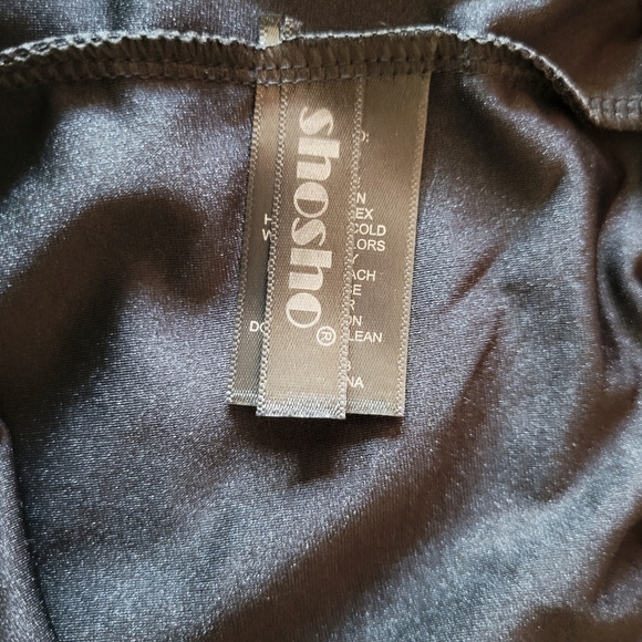 Like New Sho Sho Black Leggings Sparkly Size M - Picture 3 of 4